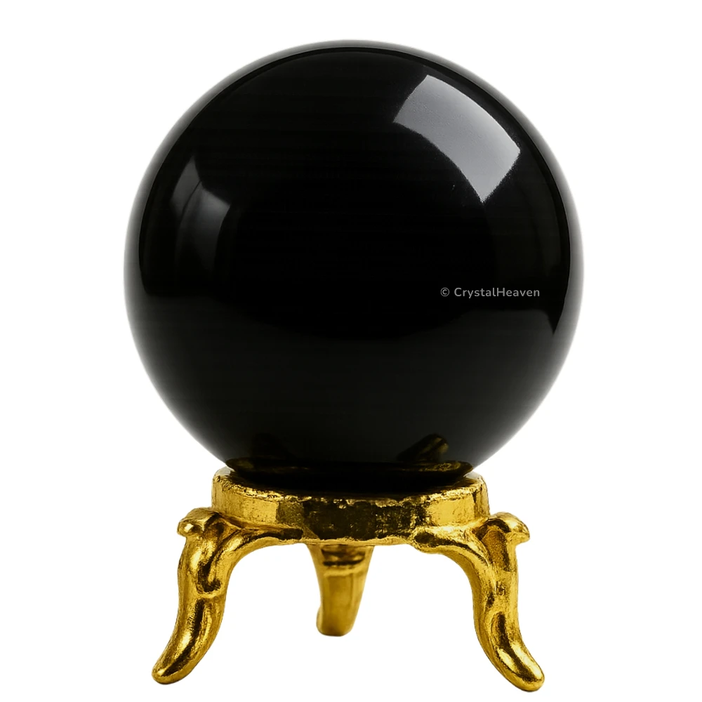 Black Obsidian Sphere