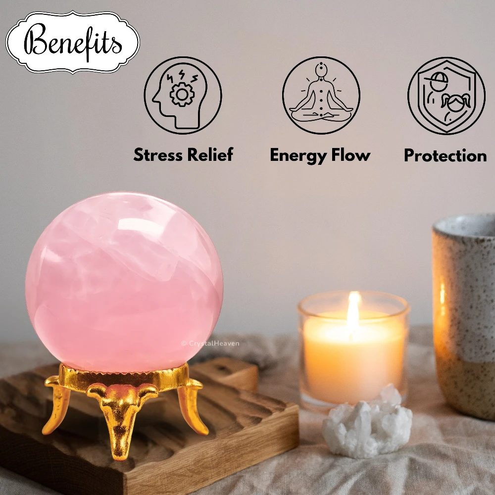 Rose Quartz Sphere (2 Inch)