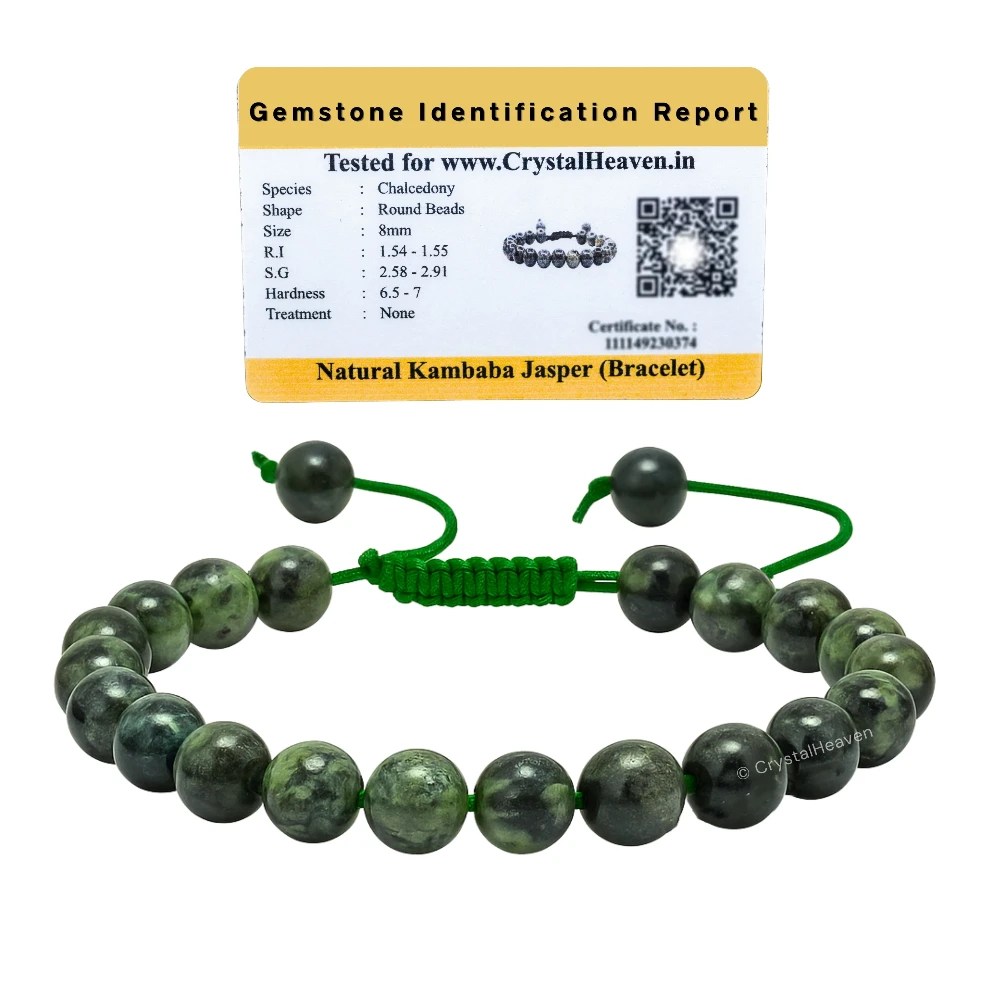 Kambaba Jasper Bracelet (Adjustable)