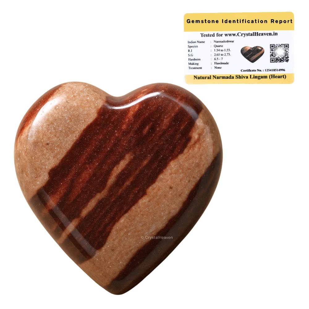 Narmada Shiva Lingam Heart
