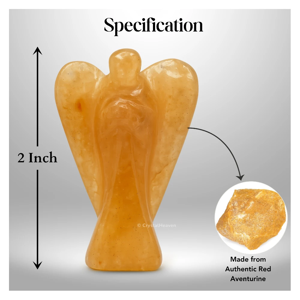 Yellow Aventurine Angel (2 Inch)