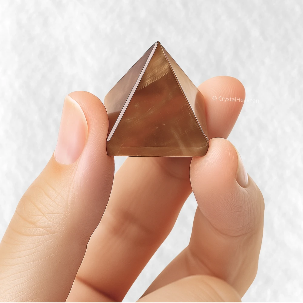 Smoky Quartz Pyramid (1 Inch)