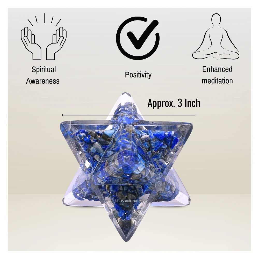 Lapis Lazuli Orgone Merkaba