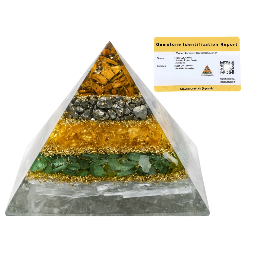 Dhanyog Orgone Pyramid to Attract Wealth and Financial Prosperity