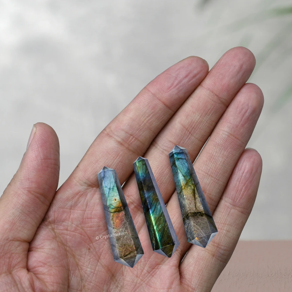 Labradorite Pencil Points (Double Terminated) (Set of 10)