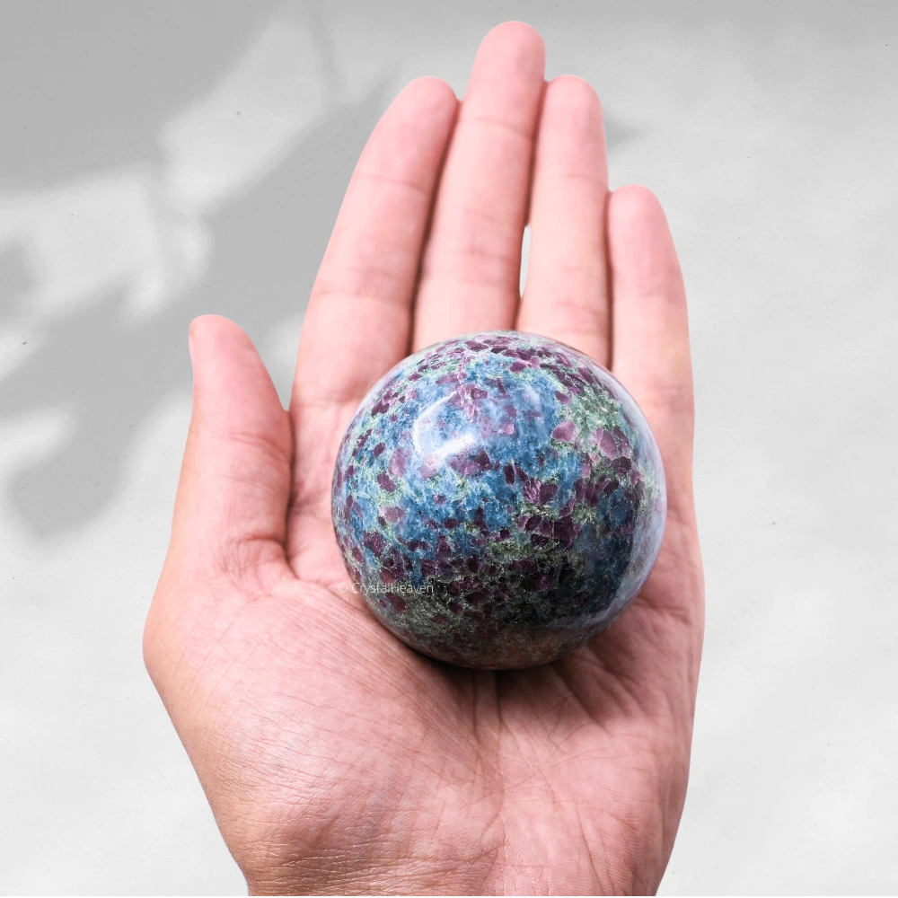 Large Ruby Kyanite Sphere (2.5 Inch)