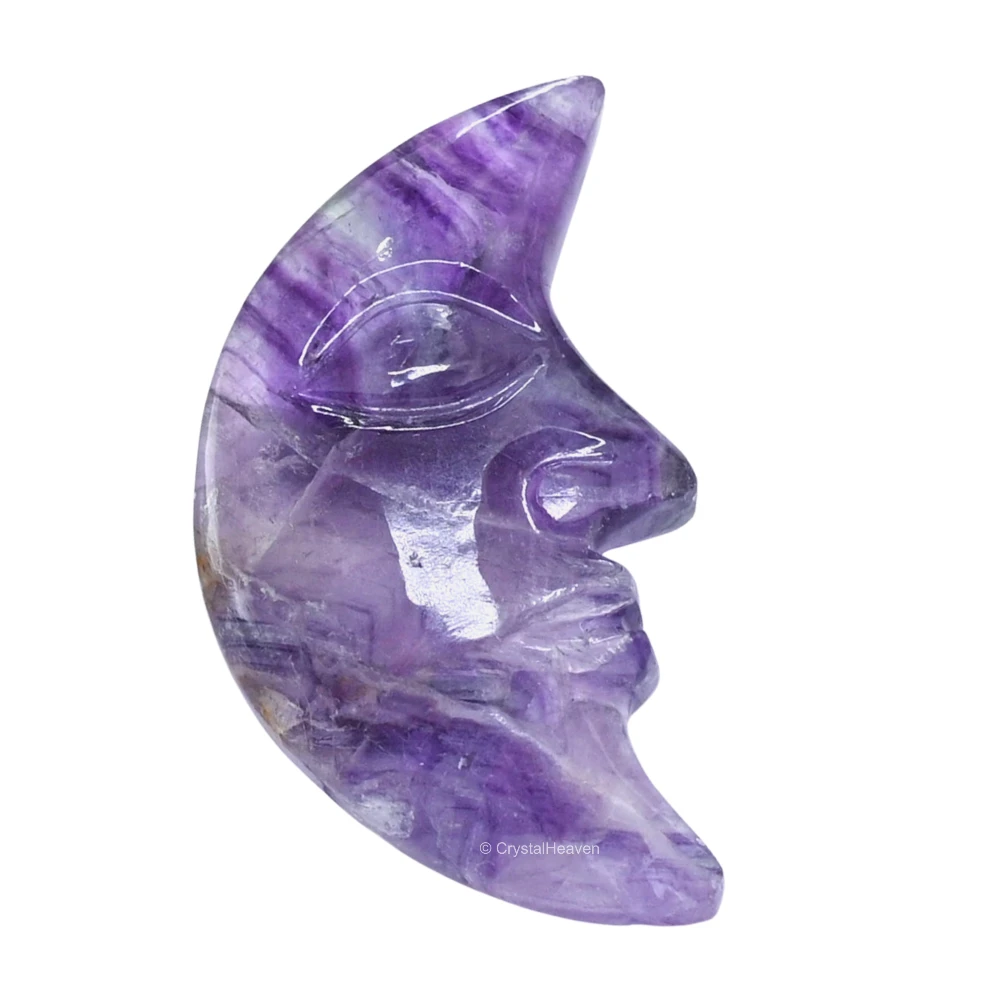 Amethyst Crescent Moon