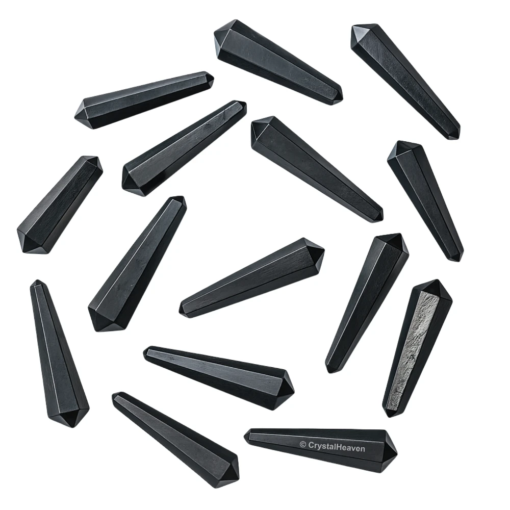 Shungite Pencil Points (Double Terminated)
