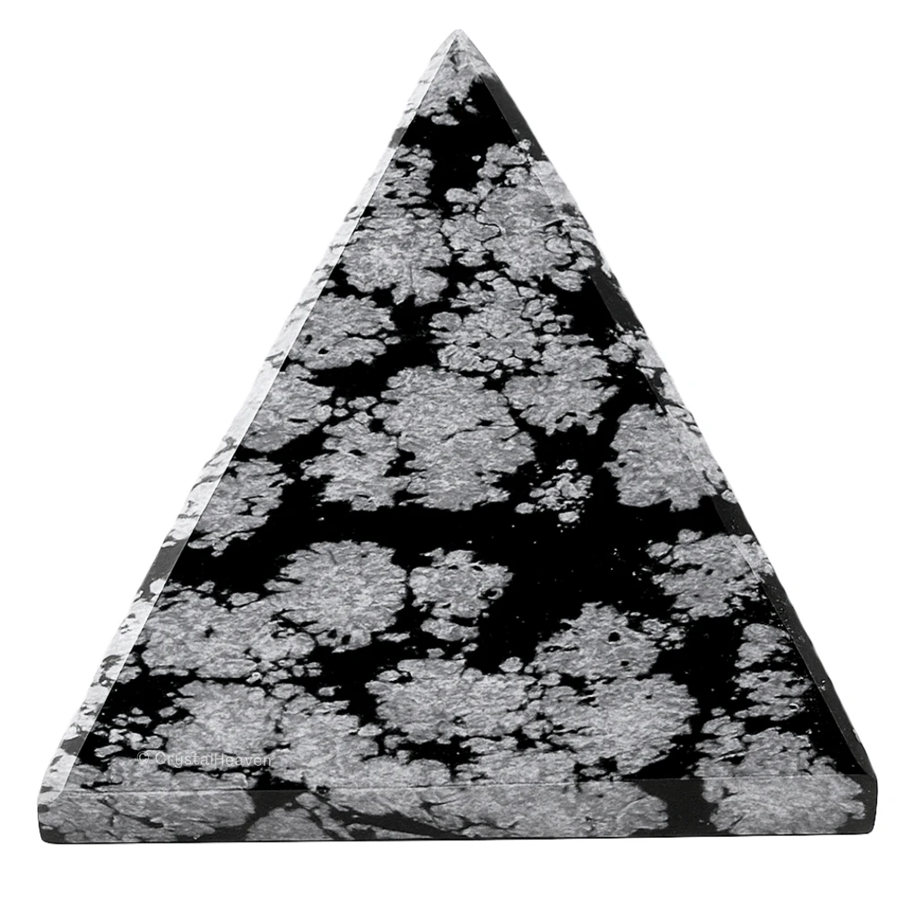 Snowflake Obsidian Pyramid (1.5 Inch)