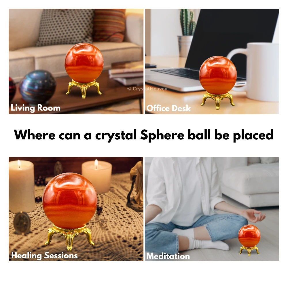 Red Onyx Sphere (2 Inch)