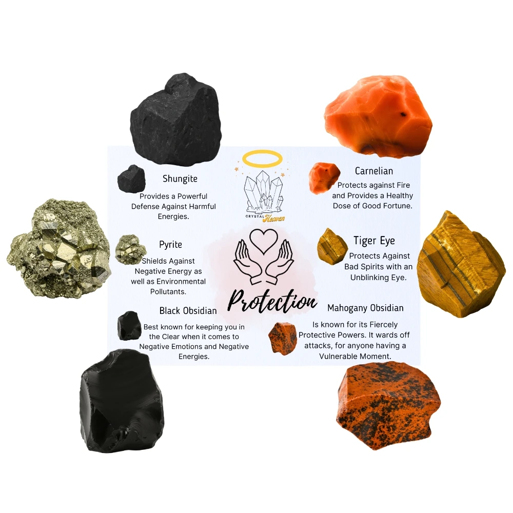 Protection Raw Crystals Set