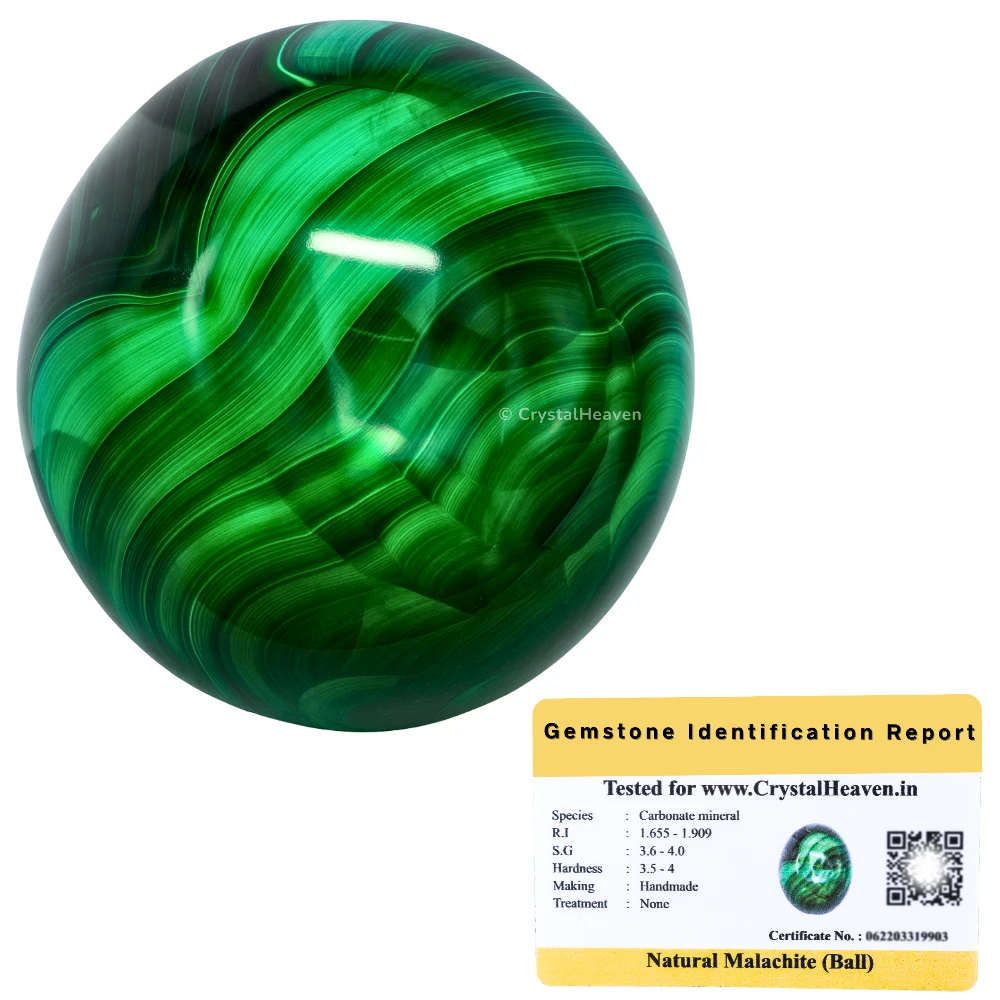 Malachite Sphere (2 Inch)