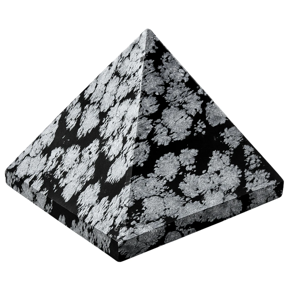 Snowflake Obsidian Pyramid (1.5 Inch)