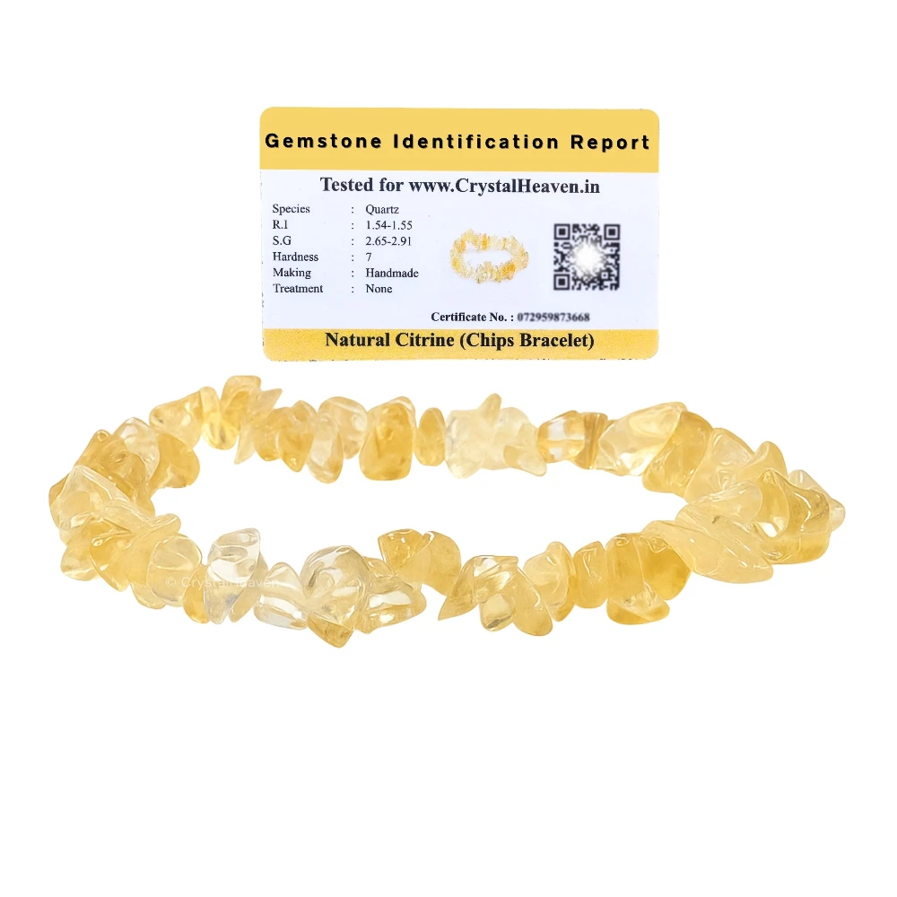 Citrine Chips Bracelet