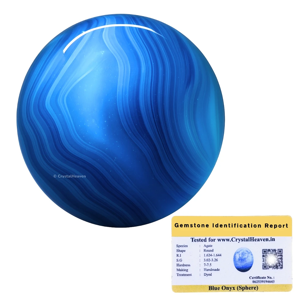 Blue Onyx Sphere (2 Inch)