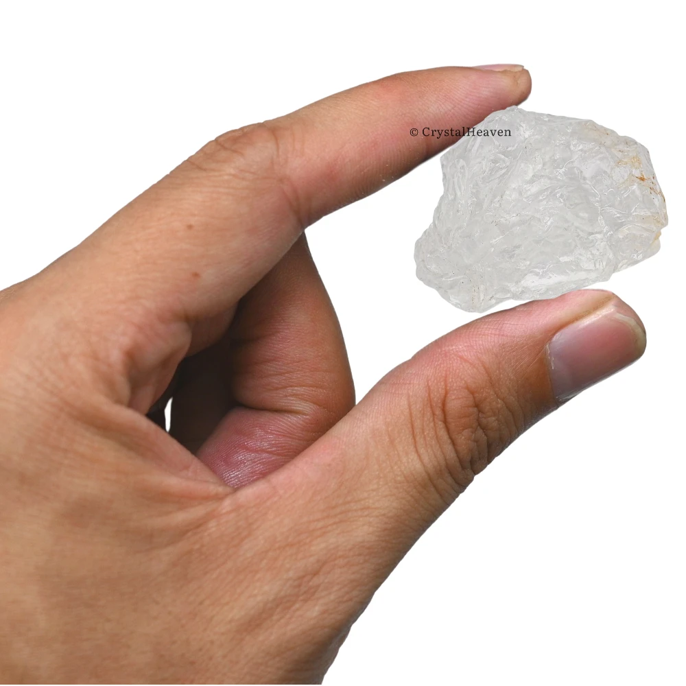 Raw Clear Quartz Crystals(Premium Grade) (2 pieces)