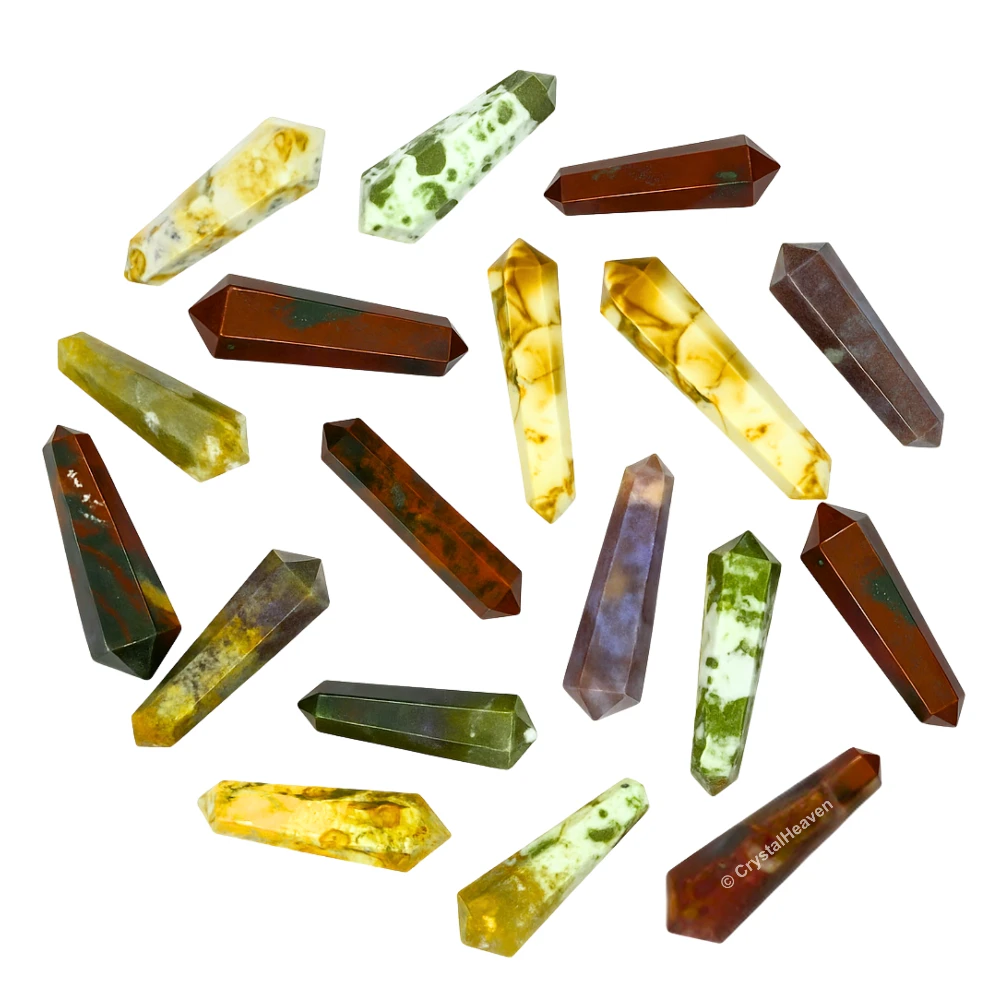 Fancy Jasper Pencil Points (Double Terminated)