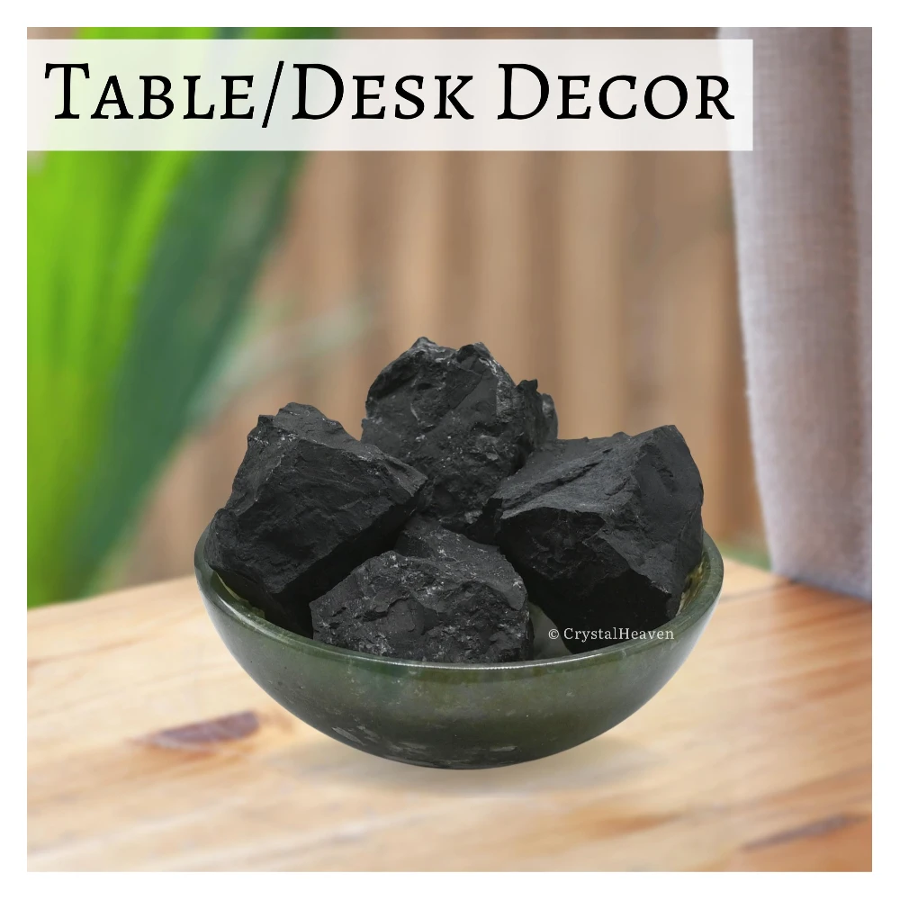 Raw Shungite Crystals (2 Pieces)