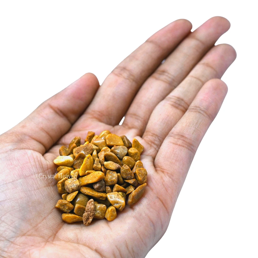 Yellow Jasper Chips (500 gram)