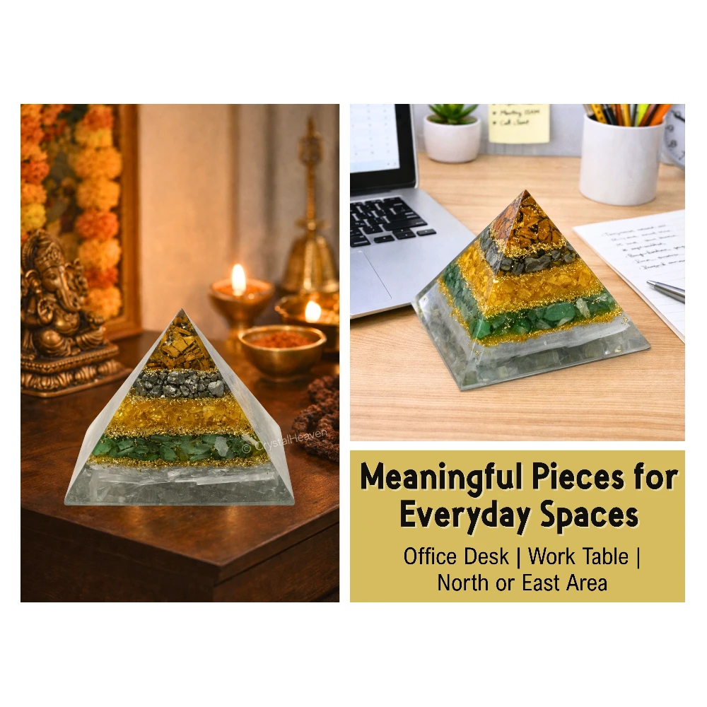 Dhanyog Orgone Pyramid to Attract Wealth and Financial Prosperity