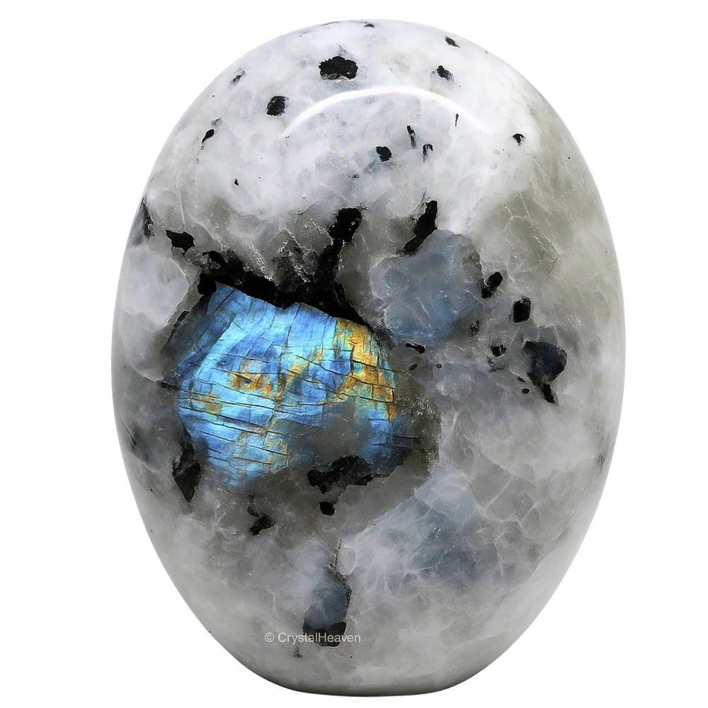 Rainbow Moonstone Palm Stone