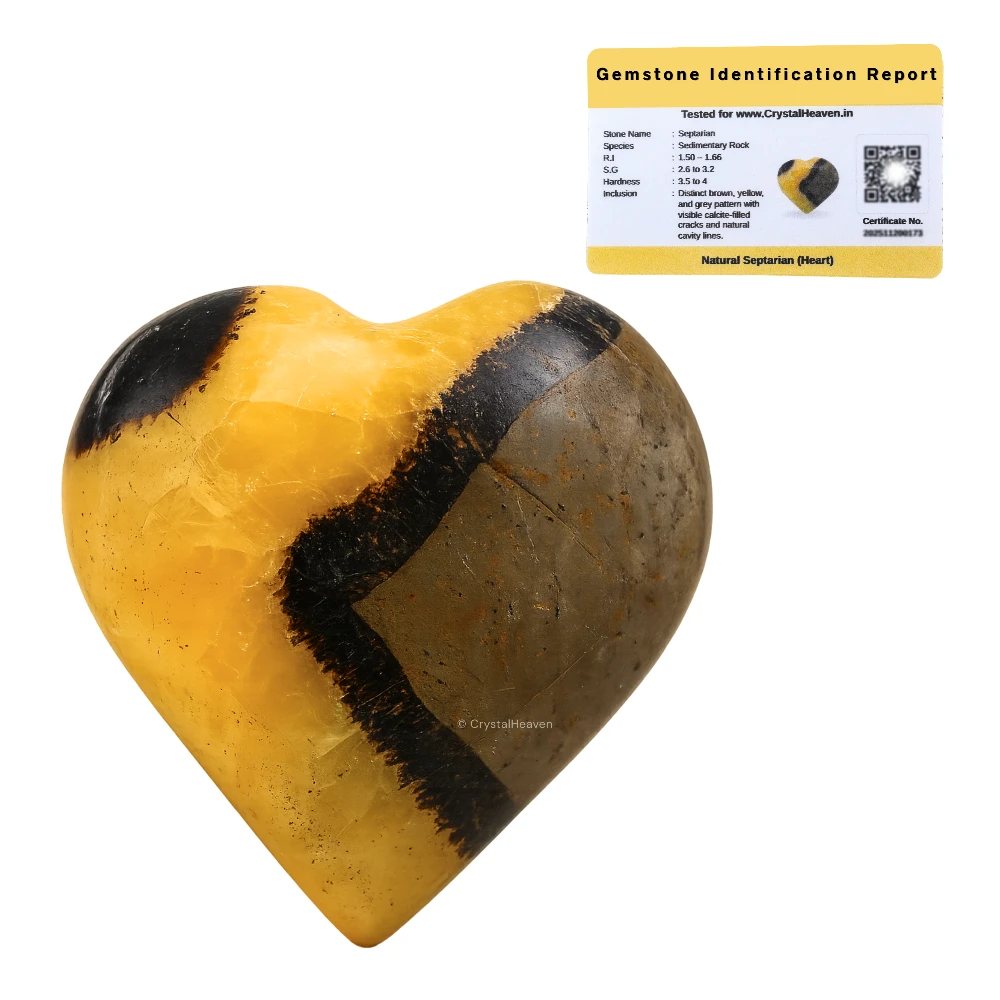 Septarian  Heart