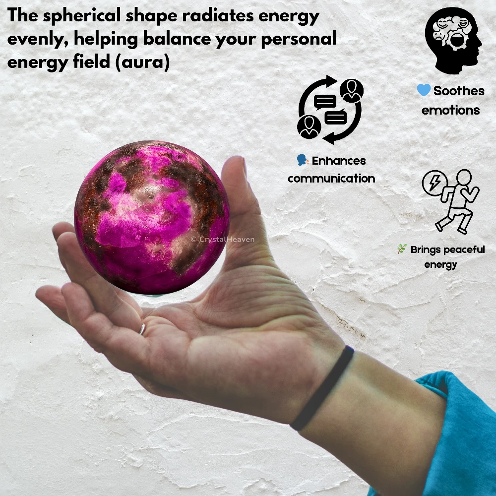 Cobalt Calcite Sphere (2 Inch)