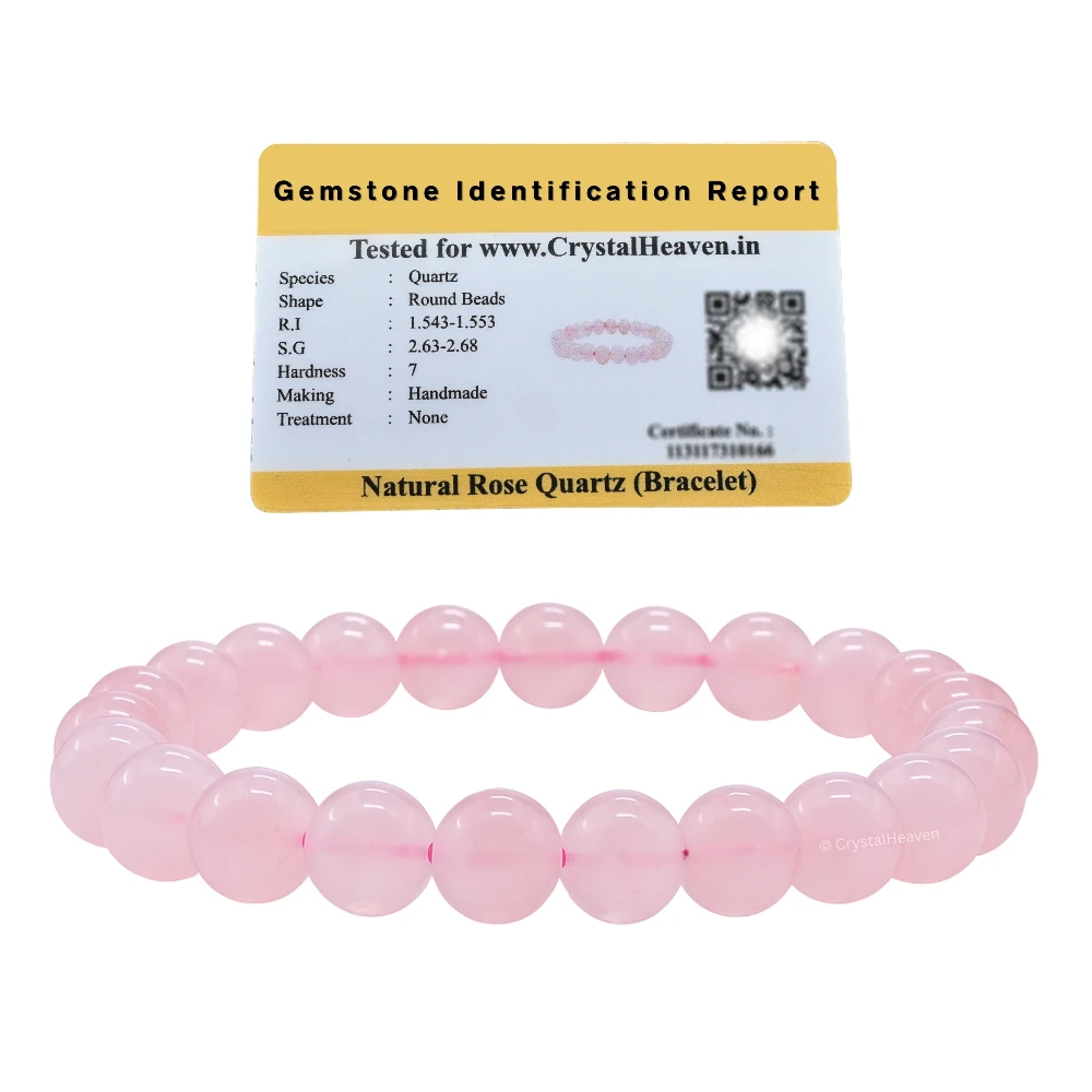 Rose Quartz Bracelet (Elastic)