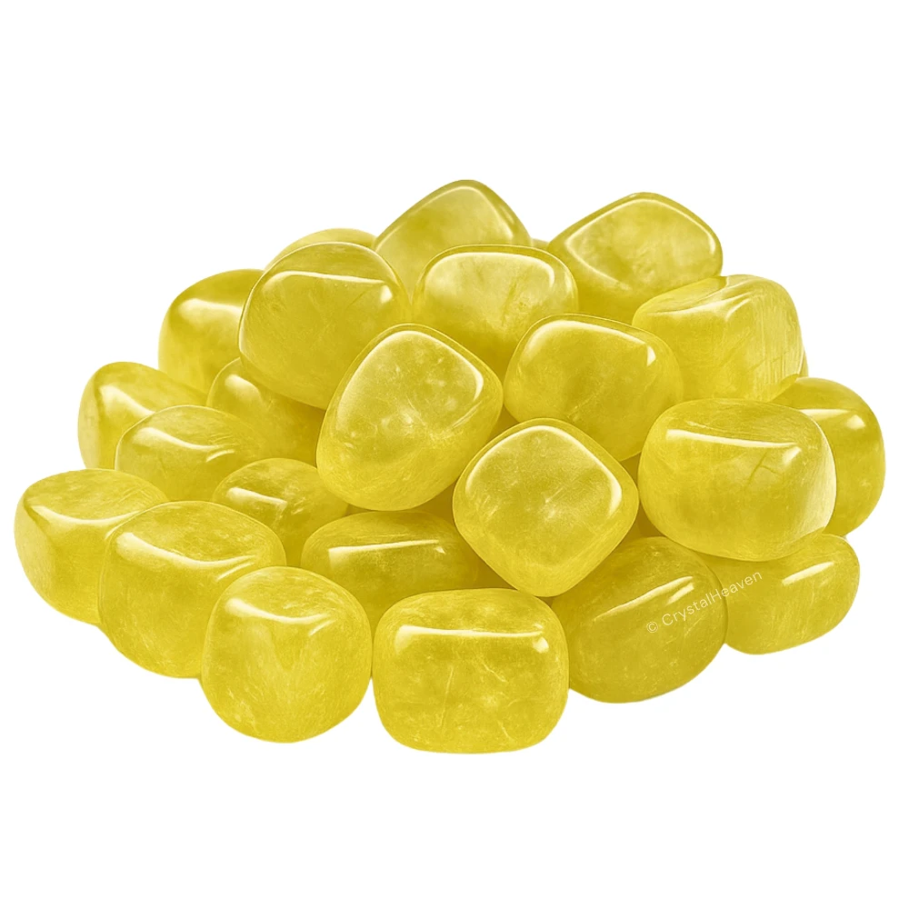 Tumbled Lemon Quartz Stones (30 Gram)