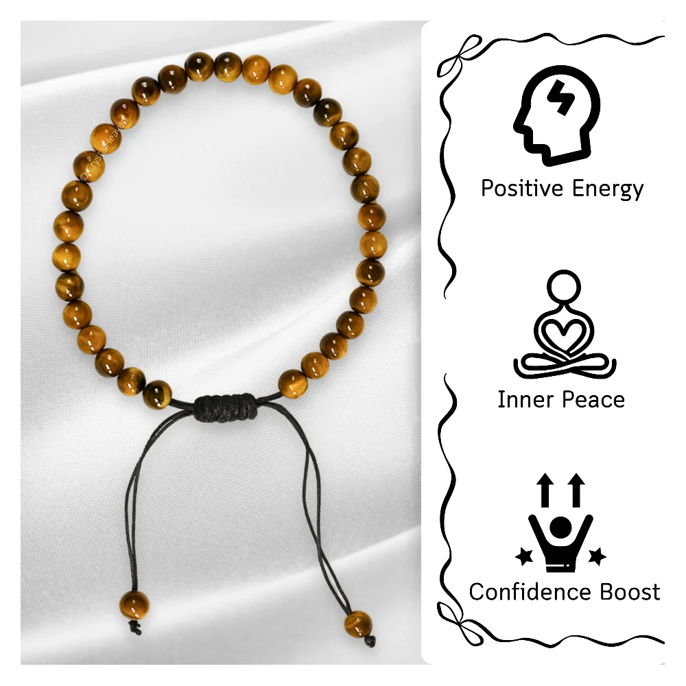 Tiger Eye Anklet (Without Knot)