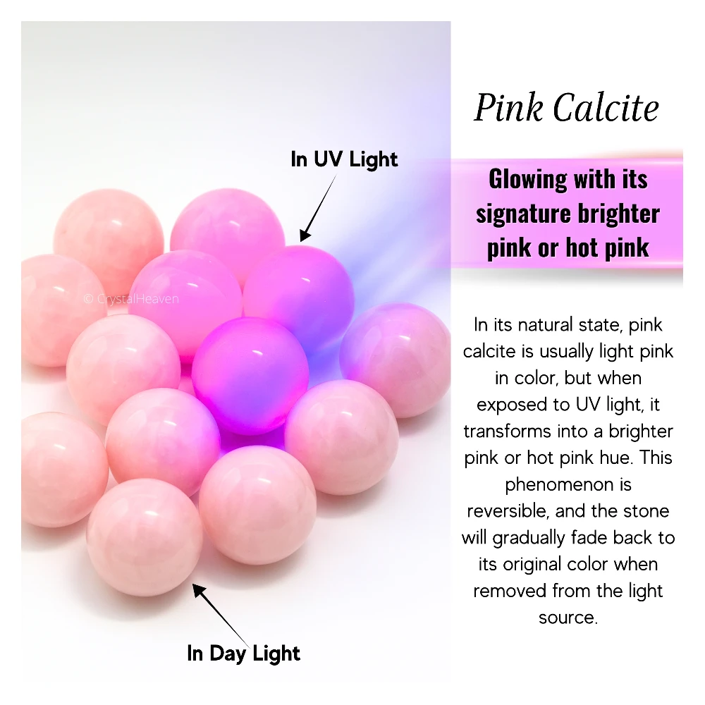 Pink Calcite Sphere (1.5 Inch)