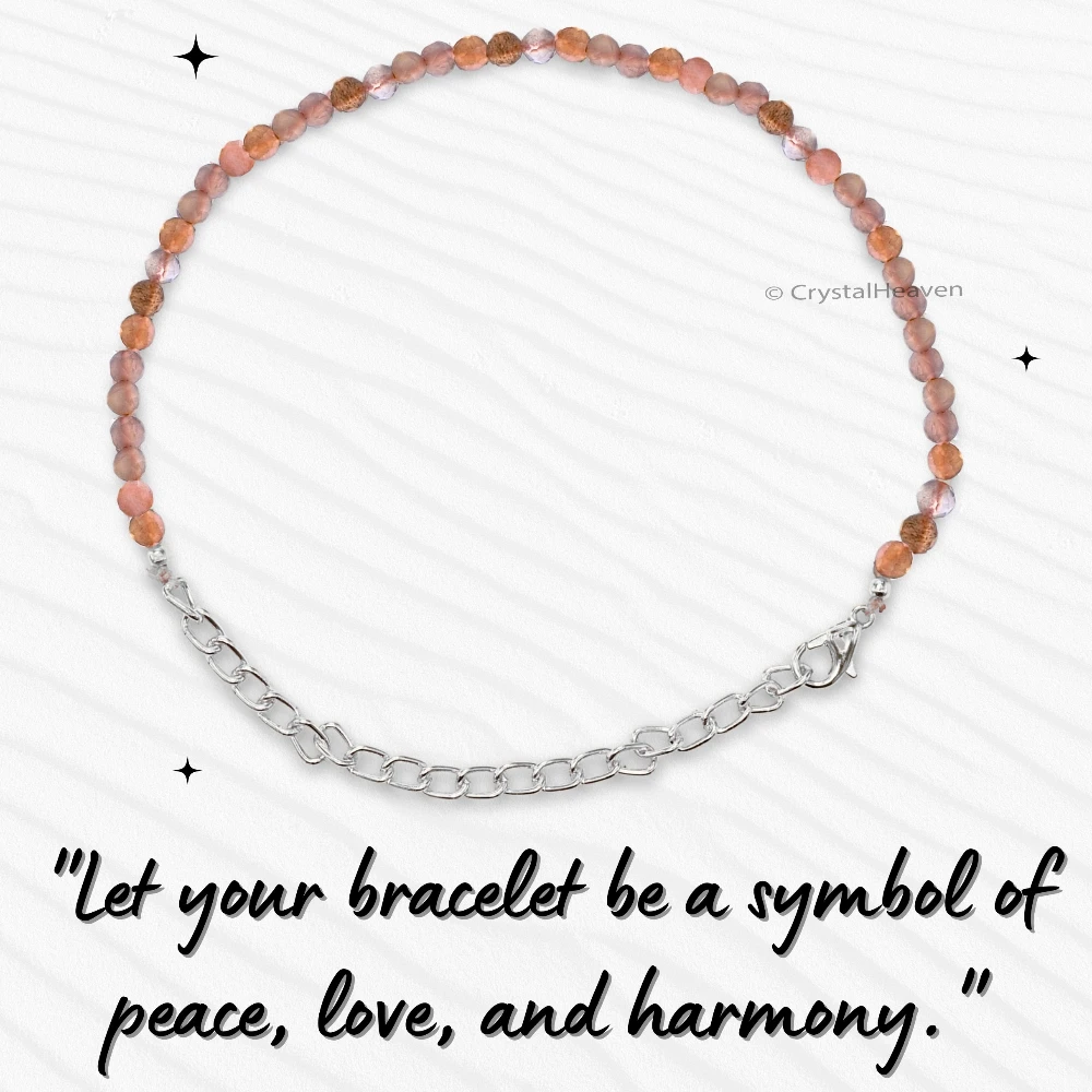 Golden Moonstone Bracelets - 2mm Faceted Beads (Silver)