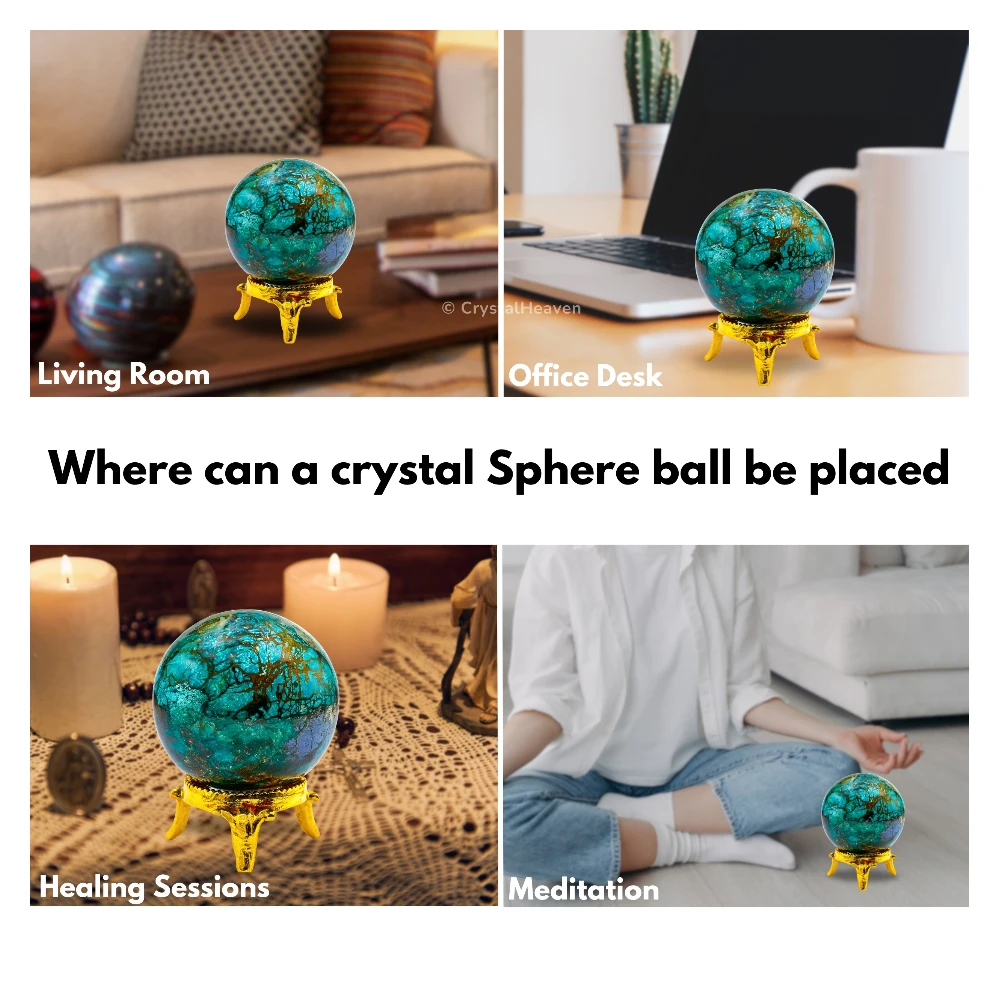 Chrysocolla Sphere (2 Inch)