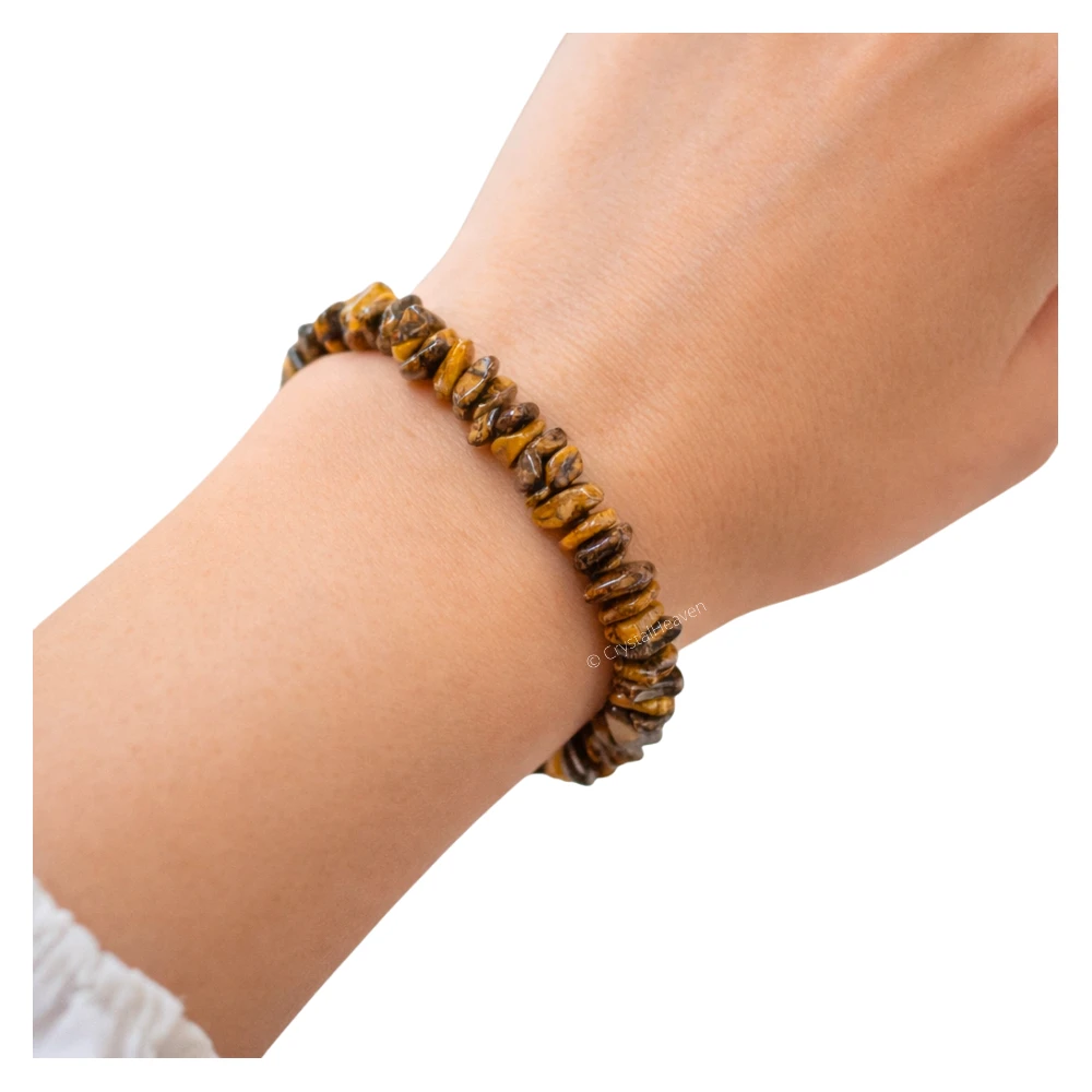 Tiger Eye Chips Bracelet