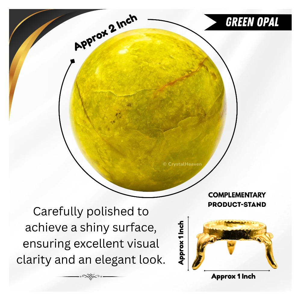 Green Opal Sphere (2 Inch)