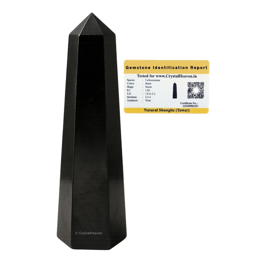 Shungite Tower (2" to 3" inch)