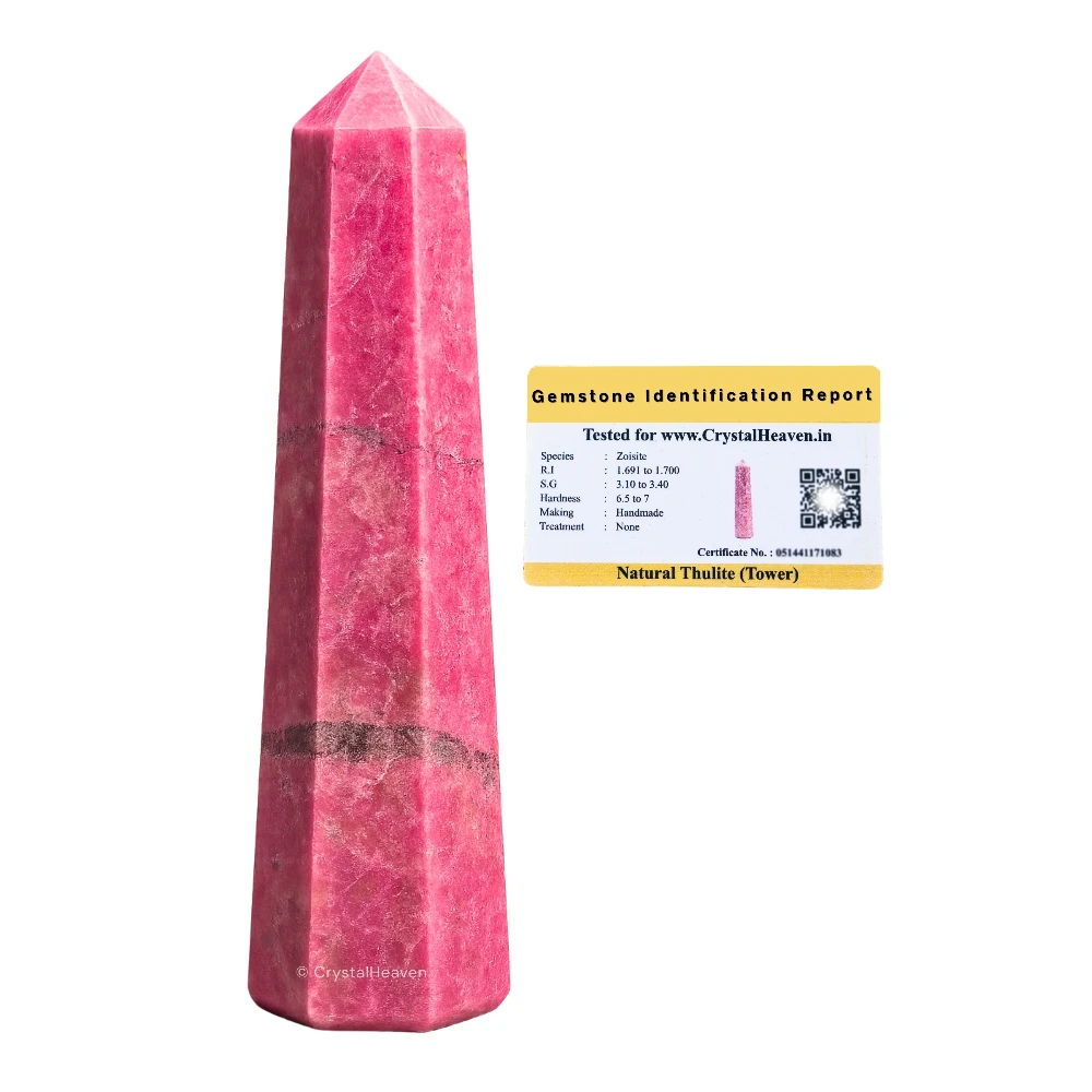 Thulite Crystal Tower (2" to 3" inch)