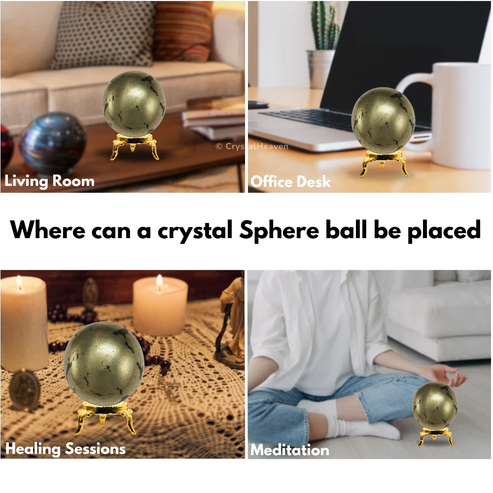 Pyrite Sphere (1.5 Inch)