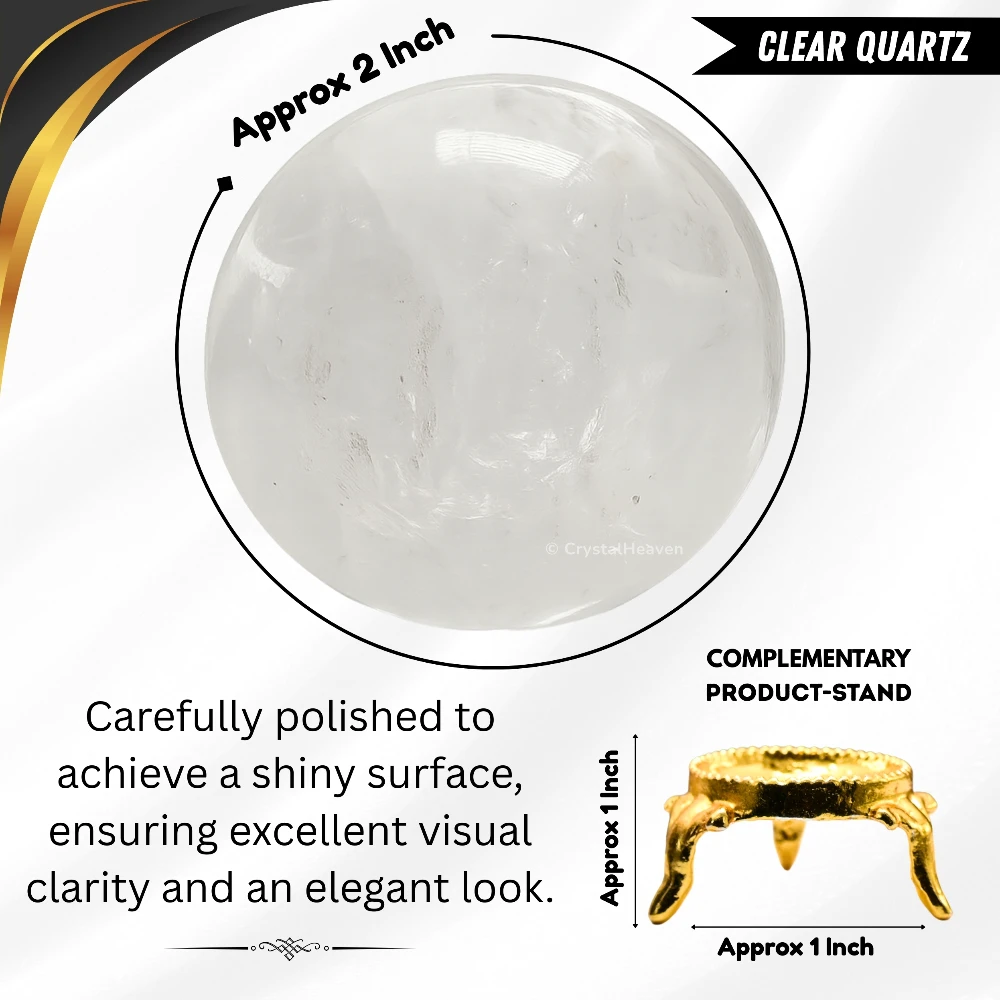 Clear Quartz Sphere (2 Inch)