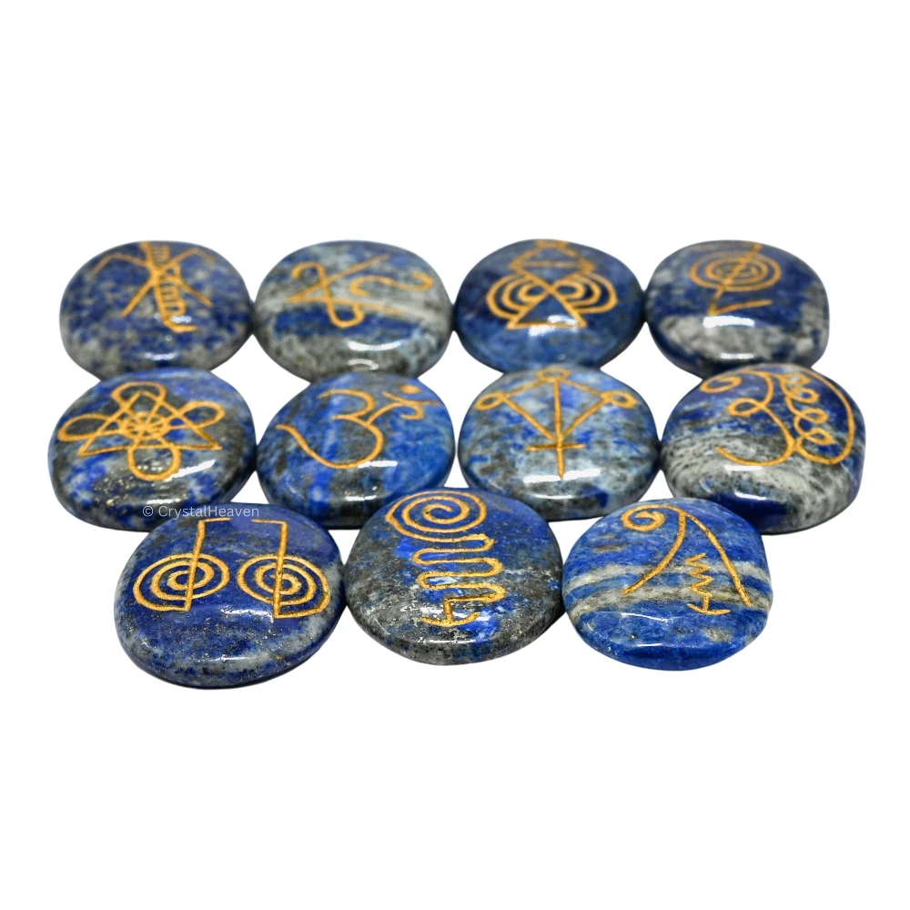 Lapis Lazuli Karuna Reiki Stone - Set of 11