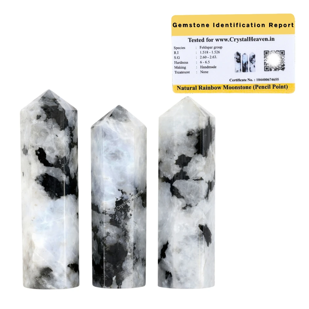 Rainbow Moonstone Pencil (Set of 3)