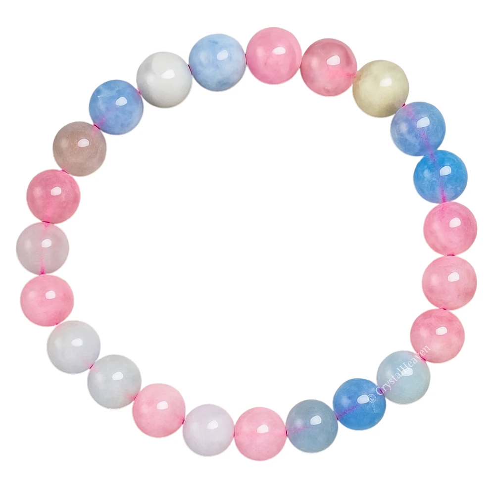 Natural Morganite Bracelet (Elastic)