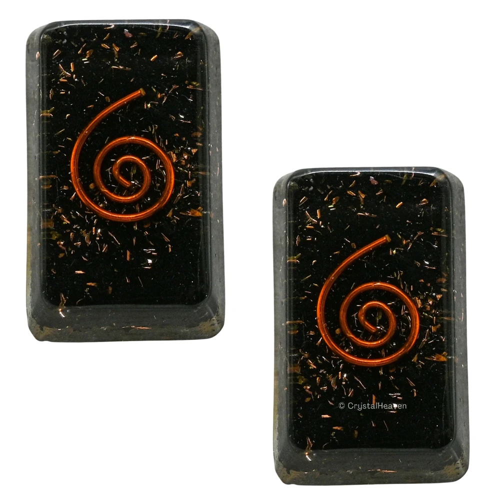 Shungite Orgone Phone Sticker - Rectangle (Pack of 2)
