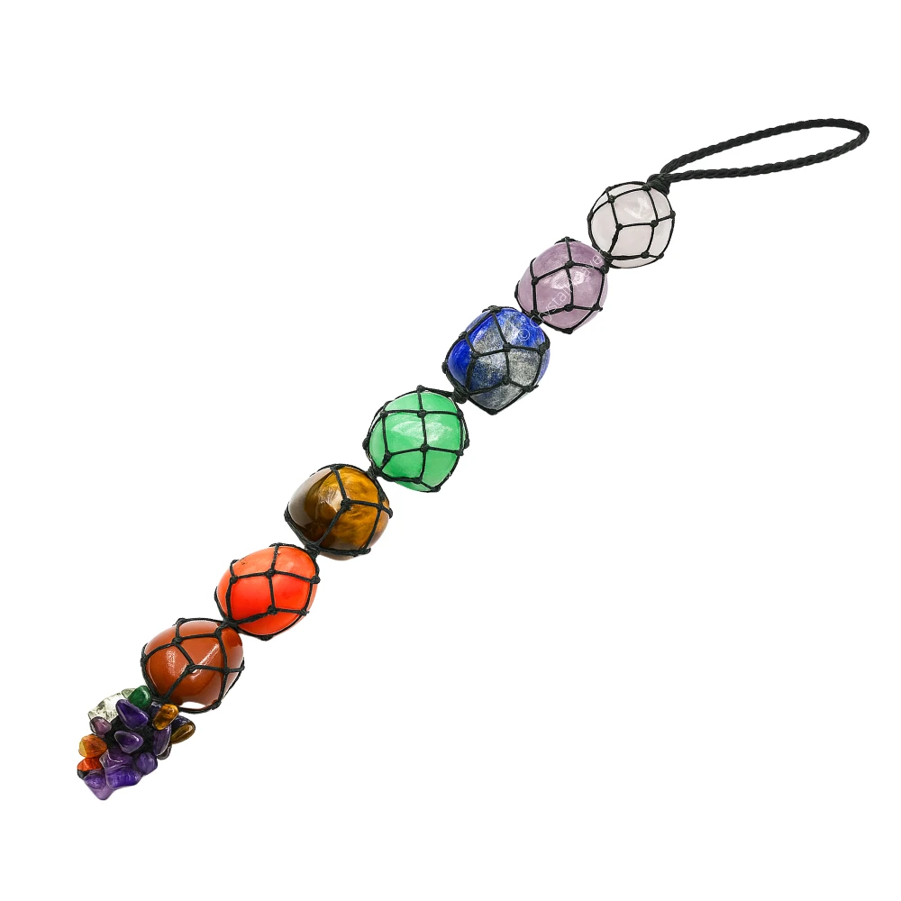 7 Chakra Tumbled Car Hanging Ornaments