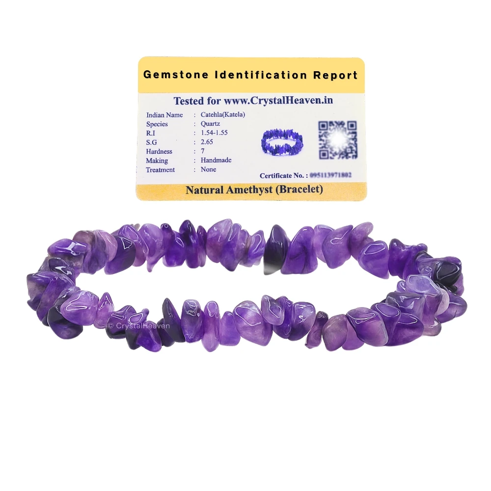 Amethyst Chips Bracelet