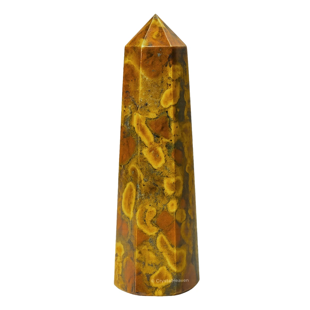 Fruit Jasper Crystal Tower