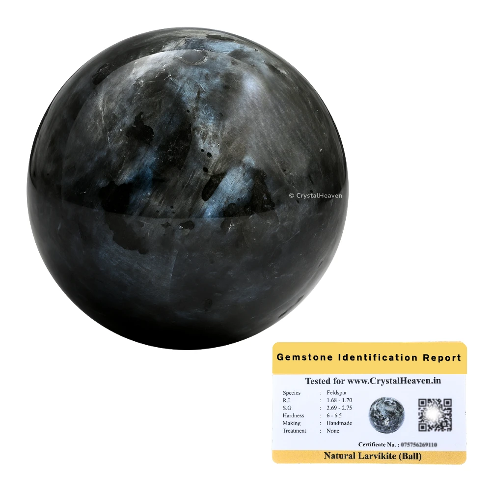 Larvikite Sphere (1 Inch)