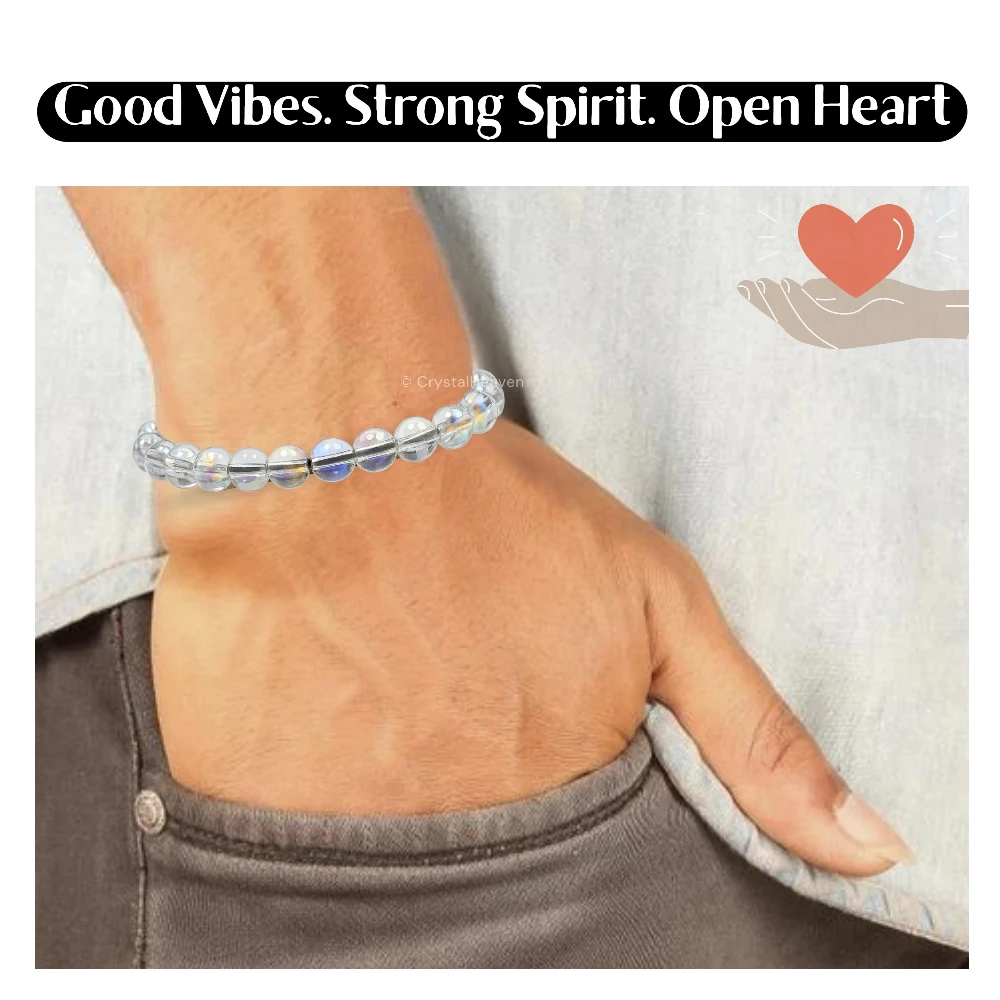 Aura Quartz Mermaid Bracelet (Adjustable)