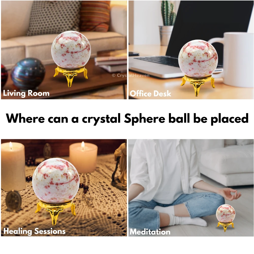 Cinnabarite Sphere (2 Inch)