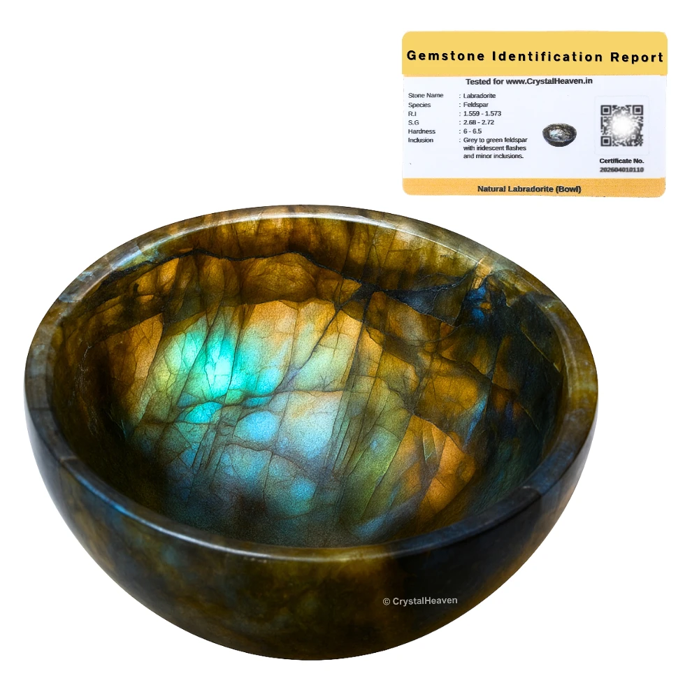 Labradorite Crystal Bowl - 2 Inch